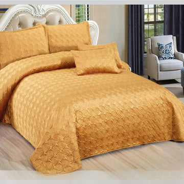 Cuvertura de Pat Catifea – 5 Piese pentru Eleganta si Confort | COD 0030-CF