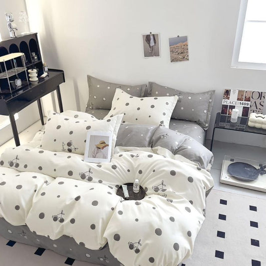 Lenjerie de pat bumbac finet – 6 piese | Eleganta si Confort la Tine Acasa | COD 1163 - S