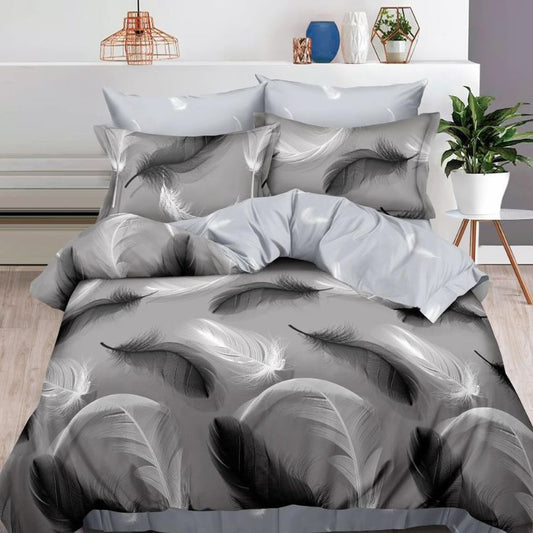 Lenjerie de pat bumbac finet cu elastic – 6 piese: Confort si stil pentru un somn odihnitor | COD 0408-S