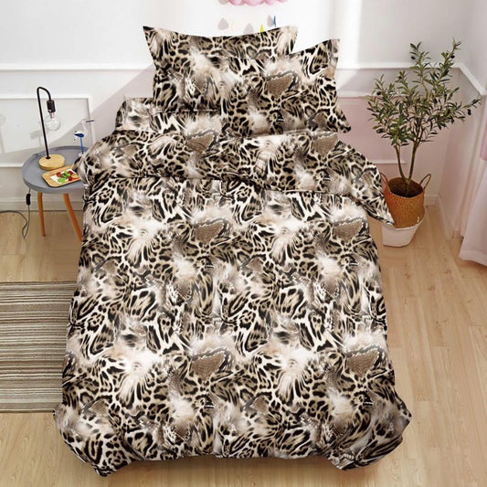 Lenjerie de Pat Bumbac Finet 1 Persoana – 4 Piese. Confort Premium si Design Modern | COD 1223-S