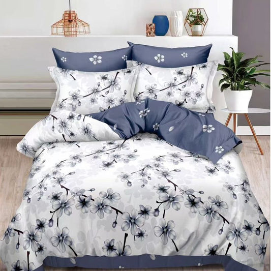 Lenjerie de pat bumbac finet cu elastic – 6 piese: Confort si stil pentru un somn odihnitor | COD 0409-S