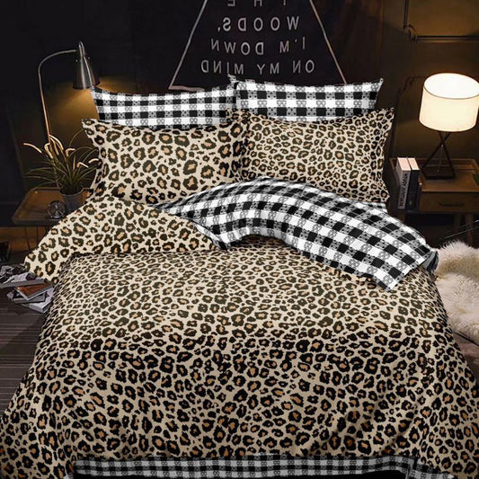 Lenjerie de pat bumbac finet cu elastic – 6 piese: Confort si stil pentru un somn odihnitor | COD 0410-S