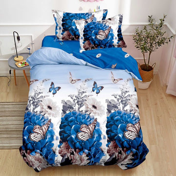 Lenjerie de Pat Bumbac Finet 1 Persoana – 4 Piese. Confort Premium si Design Modern | COD 1225-S