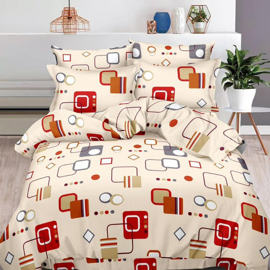 Lenjerie de pat bumbac finet cu elastic – 6 piese: Confort si stil pentru un somn odihnitor | COD 0414-S