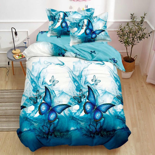 Lenjerie de Pat Bumbac Finet 1 Persoana – 4 Piese. Confort Premium si Design Modern | COD 1227-S