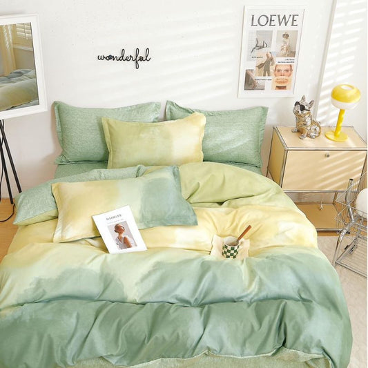 Lenjerie de pat bumbac finet cu elastic – 6 piese: Confort si stil pentru un somn odihnitor | COD 0430-S