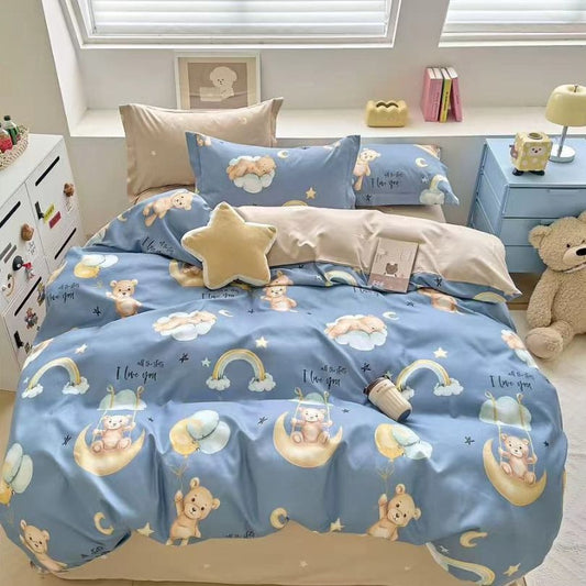 Lenjerie de pat bumbac finet – 6 piese | Eleganta si Confort la Tine Acasa | COD 1193 - S