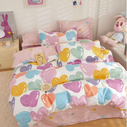 Lenjerie de pat bumbac finet – 6 piese | Eleganta si Confort la Tine Acasa | COD 1198 - S