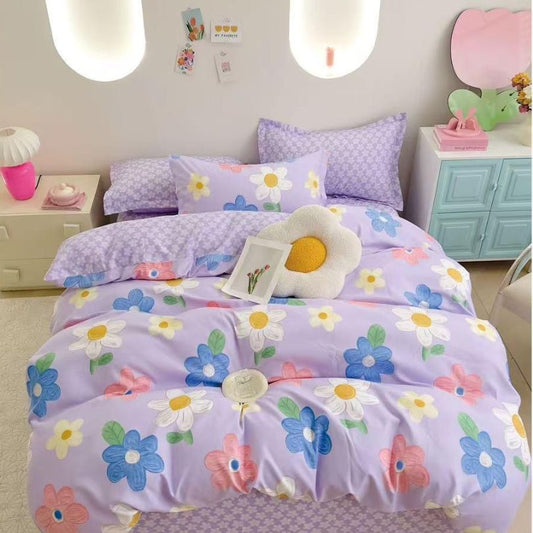 Lenjerie de pat bumbac finet – 6 piese | Eleganta si Confort la Tine Acasa | COD 1199 - S