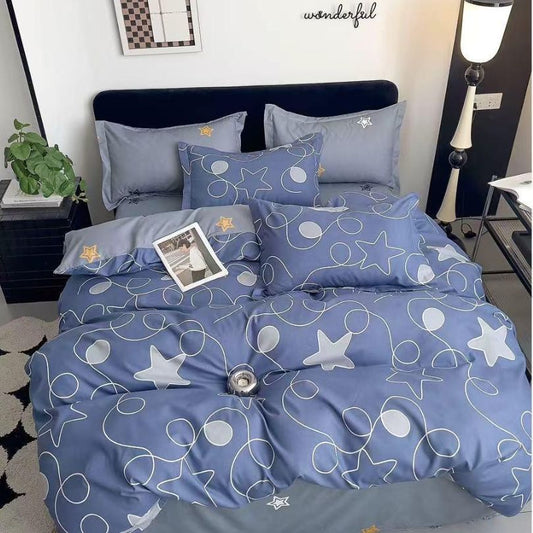 Lenjerie de pat bumbac finet – 6 piese | Eleganta si Confort la Tine Acasa | COD 1200 - S