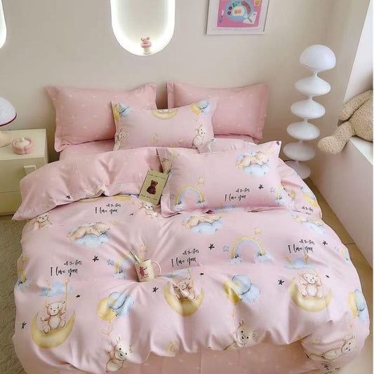 Lenjerie de pat bumbac finet – 6 piese | Eleganta si Confort la Tine Acasa | COD 1201 - S