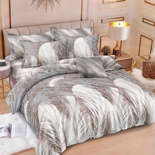 Lenjerie de pat bumbac finet cu elastic – 6 piese: Confort si stil pentru un somn odihnitor | COD 0449-S