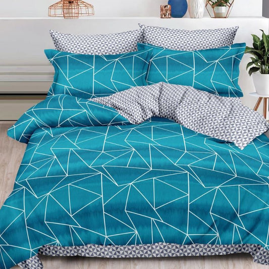 Lenjerie de pat bumbac finet cu elastic – 6 piese: Confort si stil pentru un somn odihnitor | COD 0456-S