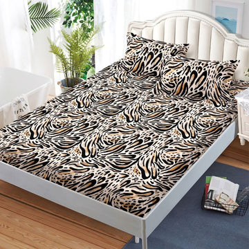 Husa de Pat din Bumbac Finet – Set 3 Piese pentru Confort si Eleganta | COD 1140-S