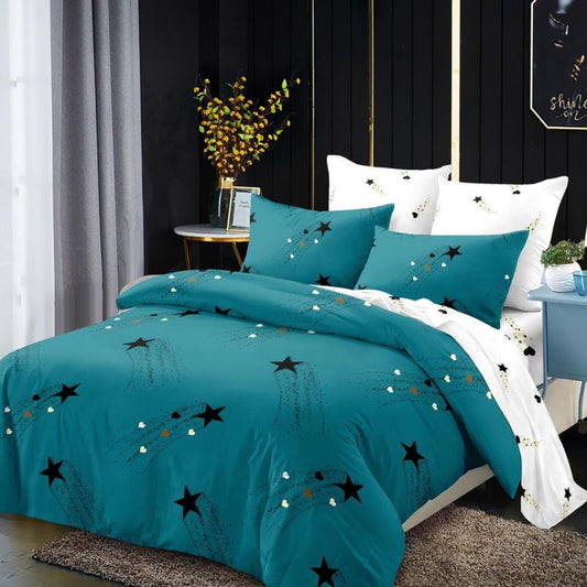 Lenjerie de pat bumbac finet cu elastic – 6 piese: Confort si stil pentru un somn odihnitor | COD 0936-S