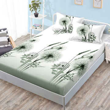 Husa de Pat din Bumbac Finet – Set 3 Piese pentru Confort si Eleganta | COD 1150-S