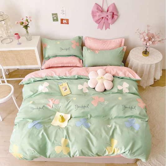 Lenjerie de pat bumbac finet – 6 piese | Eleganta si Confort la Tine Acasa | COD 1159 - S