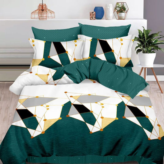 Lenjerie de pat bumbac finet cu elastic – 6 piese: Confort si stil pentru un somn odihnitor | COD 0407-S