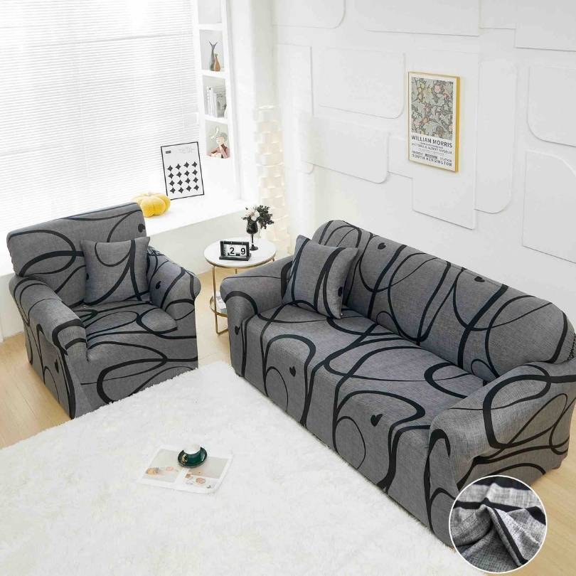 Husa Canapea 2 Locuri - Protectie Eleganta si Confort Sporit pentru Casa Ta | COD 1342-J