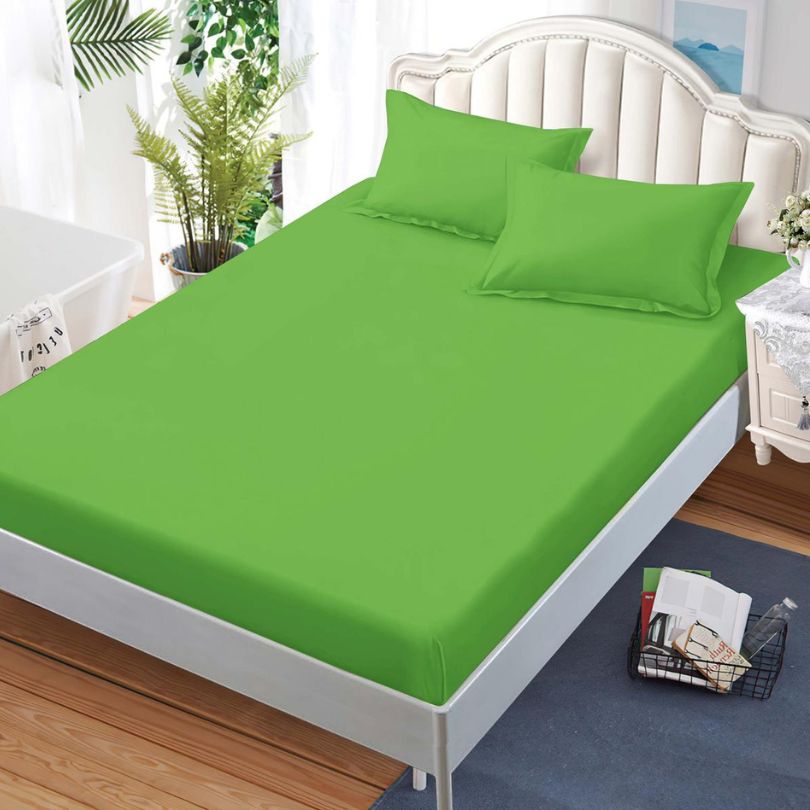 Husa de Pat din Bumbac Finet – Set 3 Piese pentru Confort si Eleganta | COD 1507-S