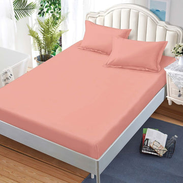 Husa de Pat din Bumbac Finet – Set 3 Piese pentru Confort si Eleganta | COD 1512-S