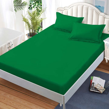 Husa de Pat din Bumbac Finet – Set 3 Piese pentru Confort si Eleganta | COD 1514-S