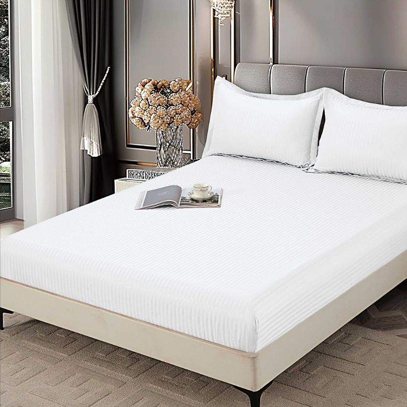 Husa de pat Damasc – Set 3 piese premium, rezistent si elegant | COD 1584-S