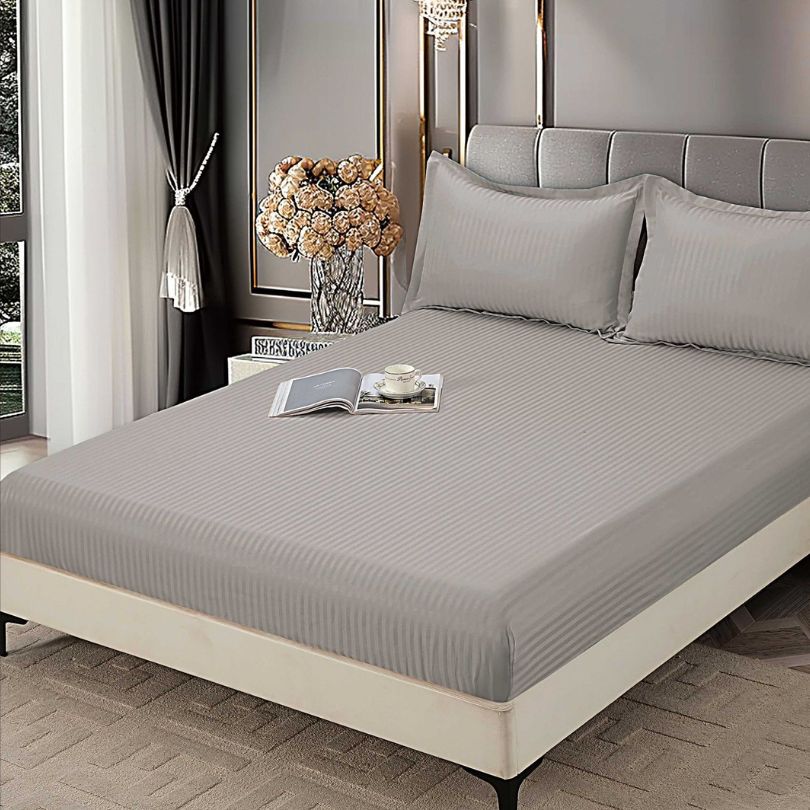 Husa de pat Damasc – Set 3 piese premium, rezistent si elegant | COD 1592-S