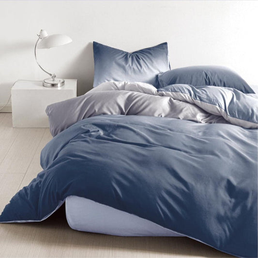 Lenjerie de Pat Bumbac Finet 1 Persoana – 4 Piese. Confort Premium & Design Modern |COD 0692-S