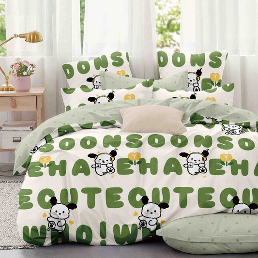 Lenjerie de Pat Bumbac Finet 4 Piese – Confort Premium și Design Modern | COD 0209-J