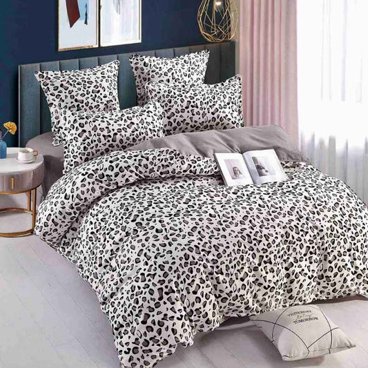 Lenjerie de Pat Bumbac Finet 4 Piese – Confort Premium si Design Modern | COD 1486-J