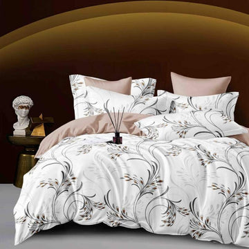 Lenjerie de Pat Bumbac Finet – 6 Piese | Eleganta, Confort si Durabilitate | COD 1228-J