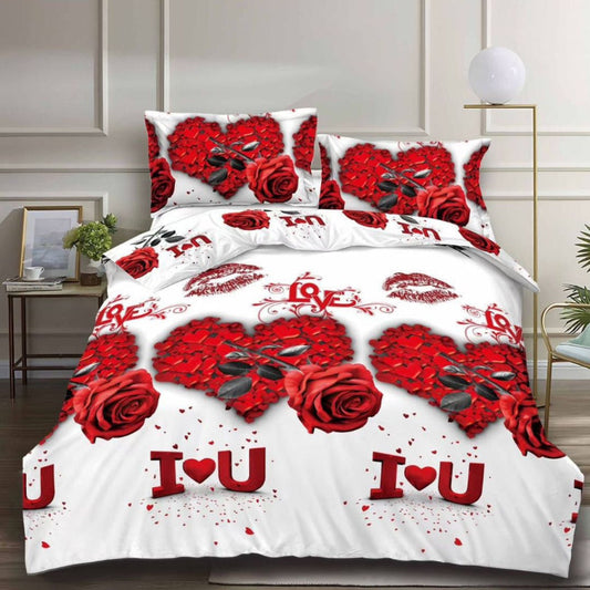 Lenjerie de Pat Bumbac Satinat 3D – 4 Piese | Confort Premium si Design Modern | COD 0666-S