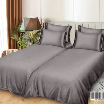 Lenjerie de Pat Bumbac Satinat 7 Piese – Finisaj Lucios, Confort și Eleganță Premium | COD 1361-S