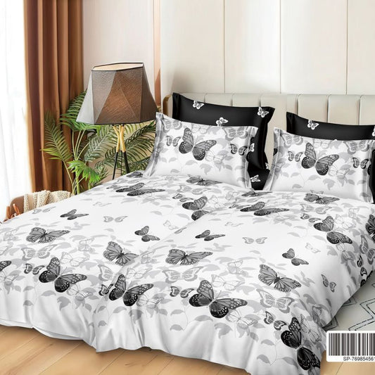 Lenjerie de Pat Bumbac Satinat 7 Piese – Finisaj Lucios, Confort și Eleganță Premium | COD 1368-S