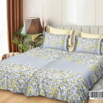 Lenjerie de Pat Bumbac Satinat 7 Piese – Finisaj Lucios, Confort și Eleganță Premium | COD 1371-S