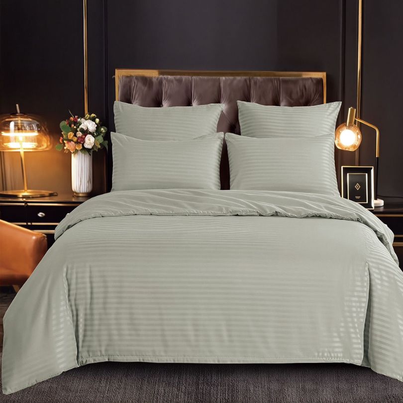 Lenjerie de Pat Damasc 6 Piese – Eleganta si Confort Premium | COD 1550-S