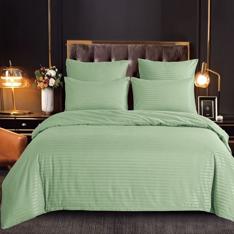 Lenjerie de Pat Damasc 6 Piese – Eleganta si Confort Premium | COD 1551-S