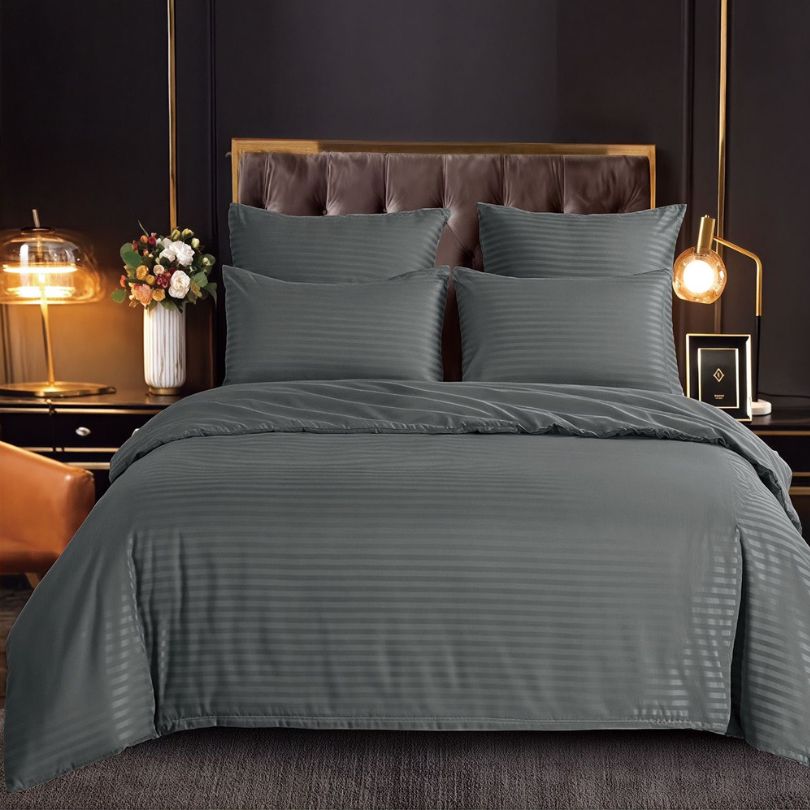 Lenjerie de Pat Damasc 6 Piese – Eleganta si Confort Premium | COD 1554-S