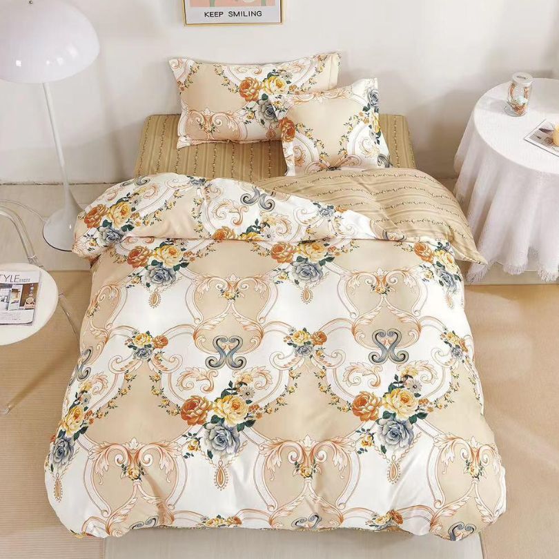 Lenjerie de Pat Finet 1 Persoana cu Elastic 4 Piese – Confort Premium si Design Modern | COD 0720-S