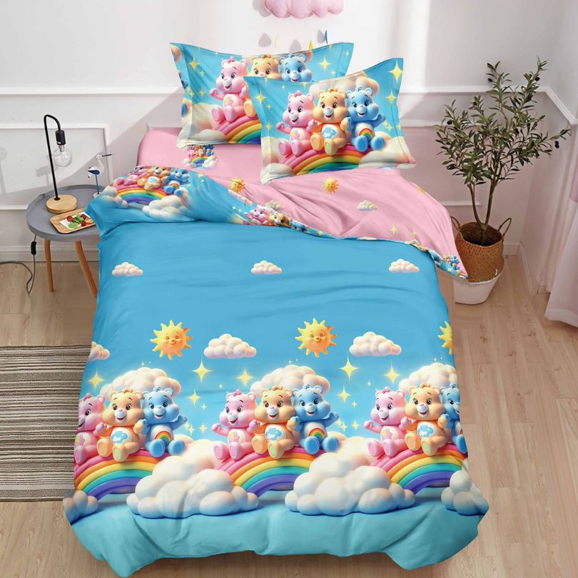 Lenjerie de Pat Finet 1 Persoana cu Elastic 4 Piese – Confort Premium si Design Modern | COD 1298-S