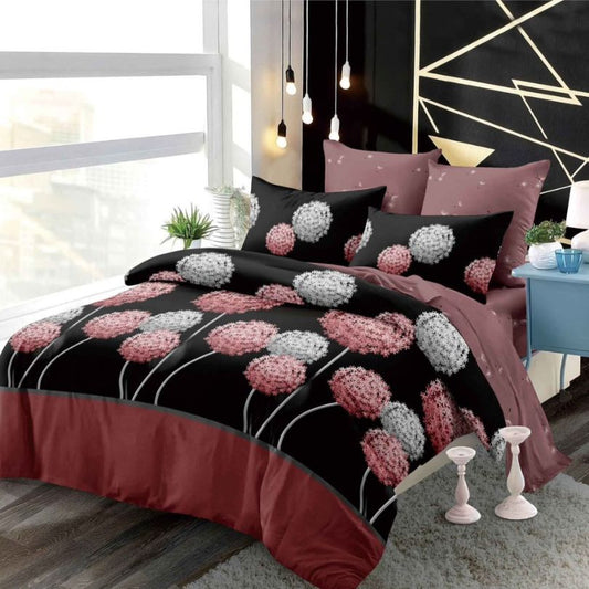 Lenjerie de Pat Finet 6 Piese cu Elastic – Premium, 100% Bumbac | 0008-PV