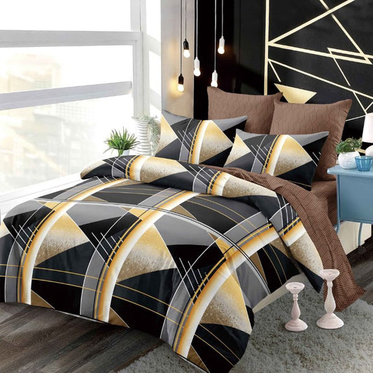 Lenjerie de Pat Finet 6 Piese cu Elastic – Premium, 100% Bumbac | 0009-PV