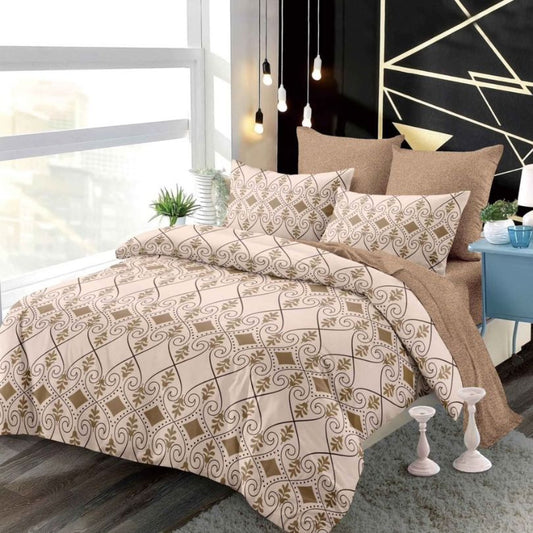 Lenjerie de Pat Finet 6 Piese cu Elastic – Premium, 100% Bumbac | 0016-PV