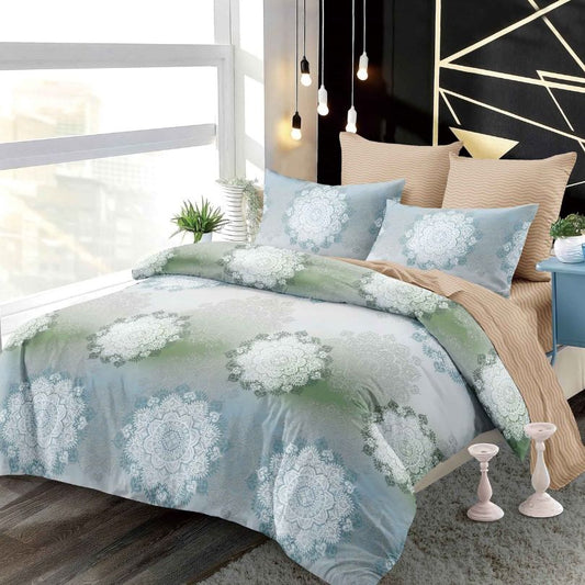 Lenjerie de Pat Finet 6 Piese cu Elastic – Premium, 100% Bumbac | 0022-PV