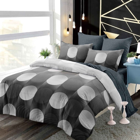 Lenjerie de Pat Finet 6 Piese cu Elastic – Premium, 100% Bumbac | 0024-PV