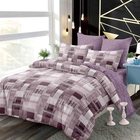 Lenjerie de Pat Finet 6 Piese cu Elastic – Premium, 100% Bumbac | 0032-PV