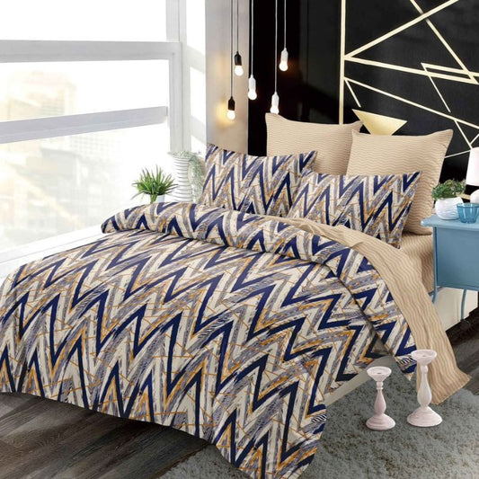 Lenjerie de Pat Finet 6 Piese cu Elastic – Premium, 100% Bumbac | 0034-PV