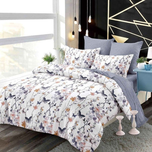 Lenjerie de Pat Finet 6 Piese cu Elastic – Premium, 100% Bumbac | 0036-PV