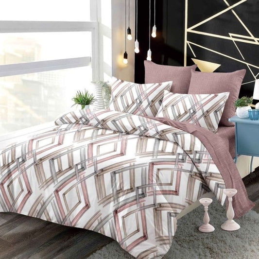 Lenjerie de Pat Finet 6 Piese cu Elastic – Premium, 100% Bumbac | 0037-PV